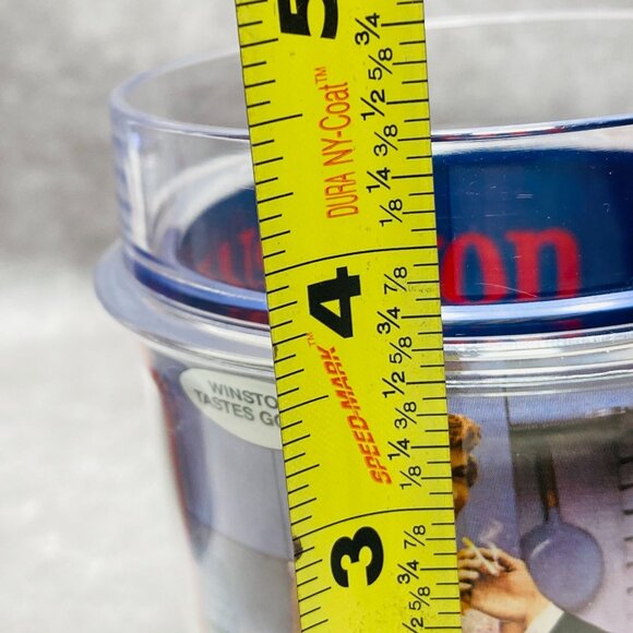 Vintage Winston 14oz Thermo-Serv Tumblers Retro Advertising Design Set of 3 - Picture 10 of 11